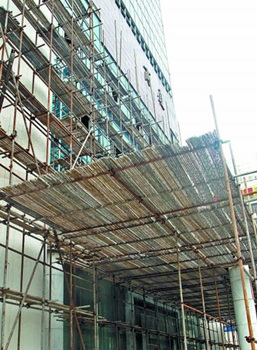 门店装修搭建脚手架