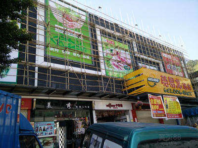 门店装修搭建脚手架