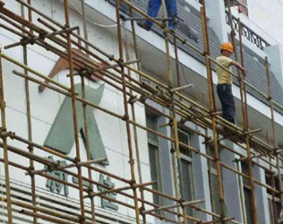 钢管脚手架搭建